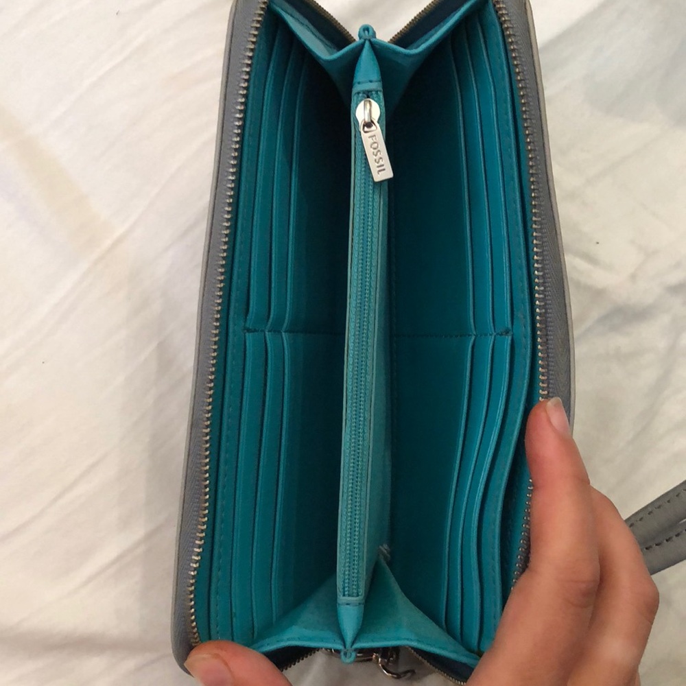 Blue Fossil Wallet - image 3